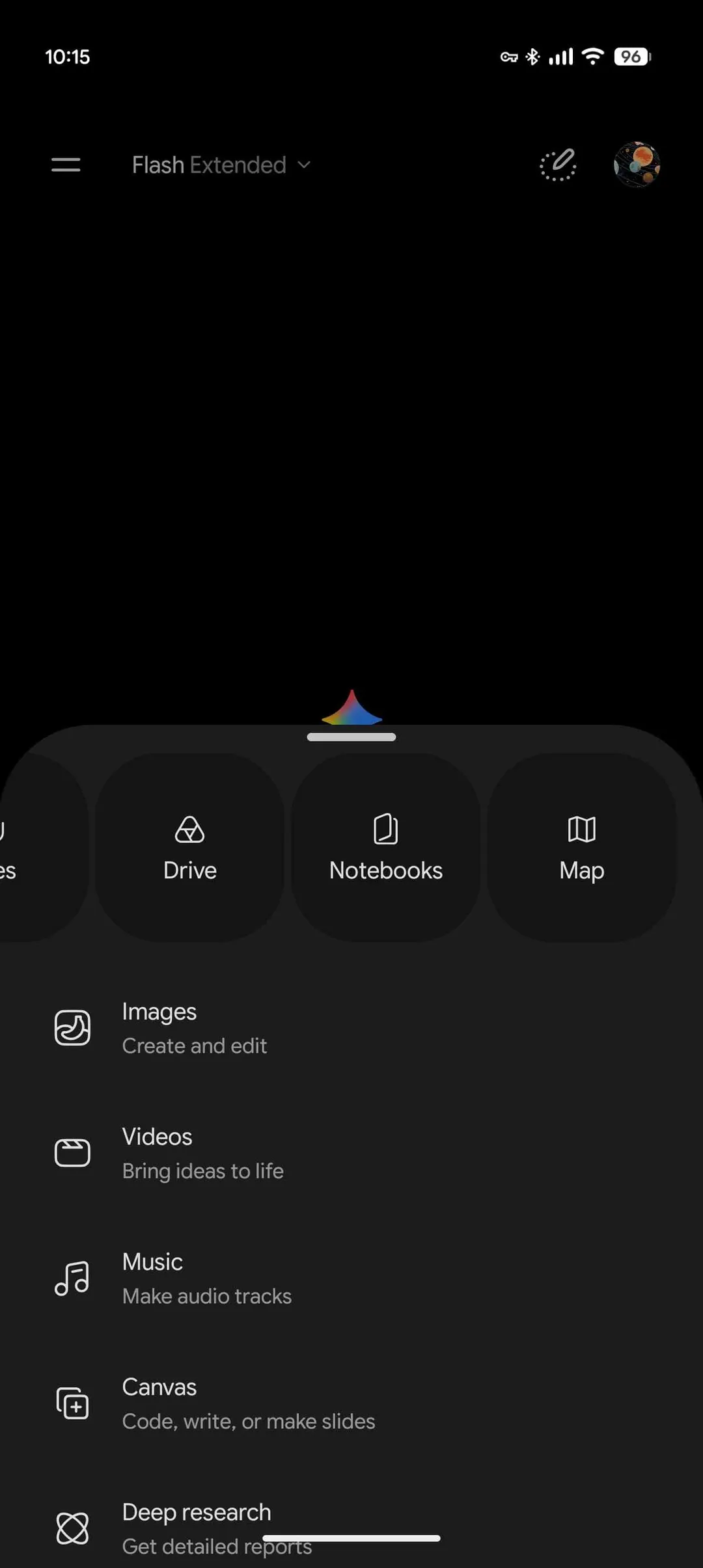 Gemini app adds 'Map' tool, replaces '/' with '@' for skills