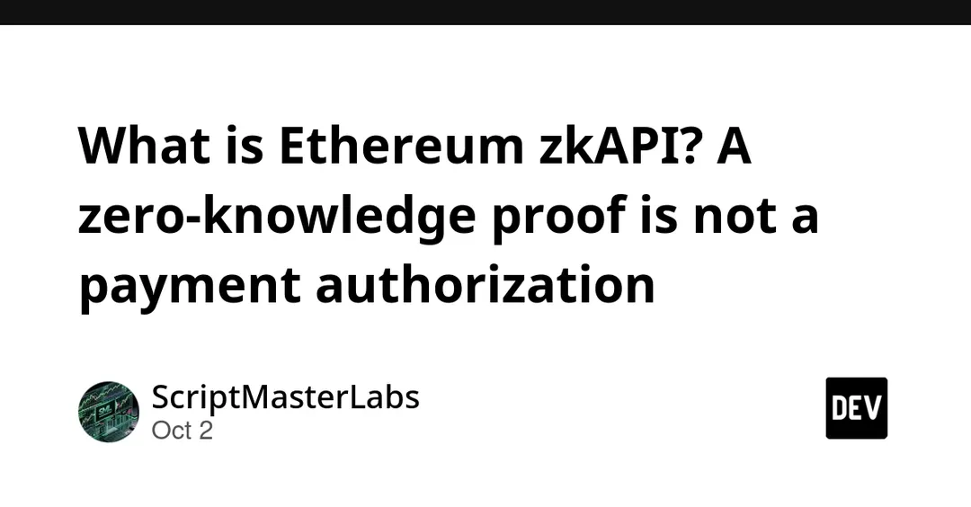 Ethereum Foundation launches zkAPI for anonymous AI API payments