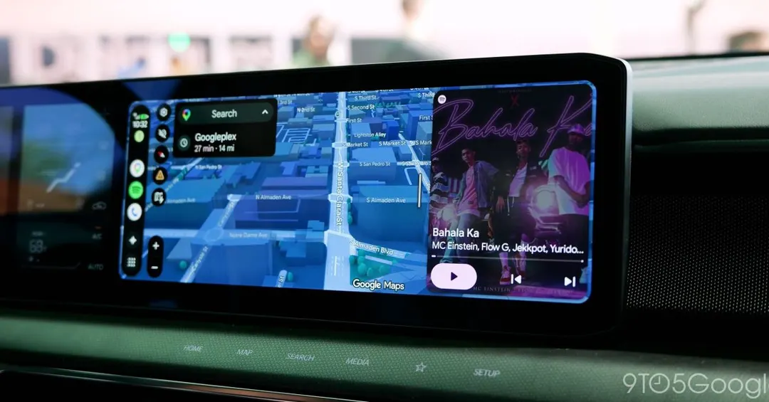 Google confirms Android Auto media app updates, squiggly line stays