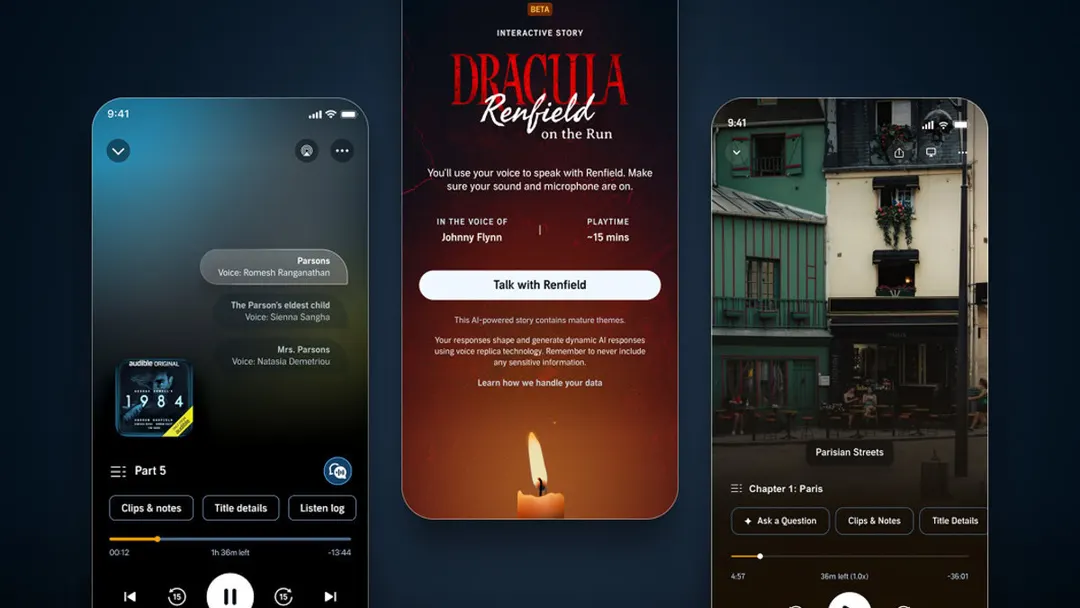 Audible rolls out three AI features for audiobooks