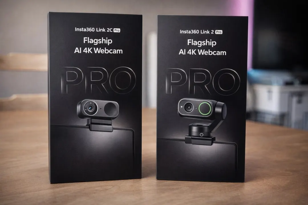 Insta360 Link 2 Pro webcams add AI framing and 4K video