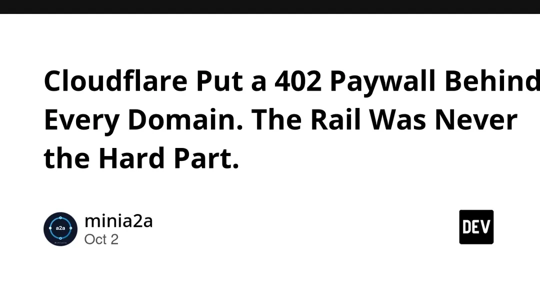 Cloudflare opens beta of Monetization Gateway with HTTP 402 payments
