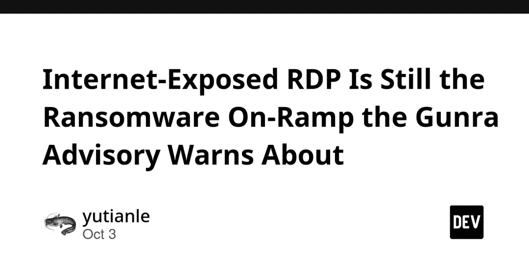 CISA: Internet-exposed RDP remains the top ransomware entry point