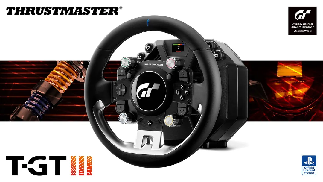 Thrustmaster unveils Gran Turismo 7 T-GT III wheel for PS4 and PS5 at $749.99