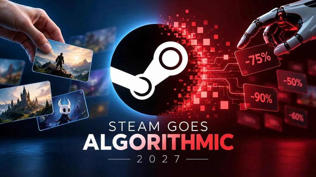 Valve to Replace Curated Steam Discounts With Algorithmic Deals by 2027