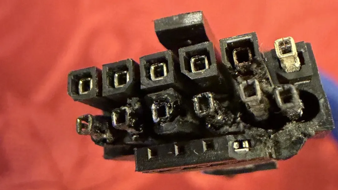Connectors melt on $5,245 prebuilt RTX 5090 PC after a year boxed