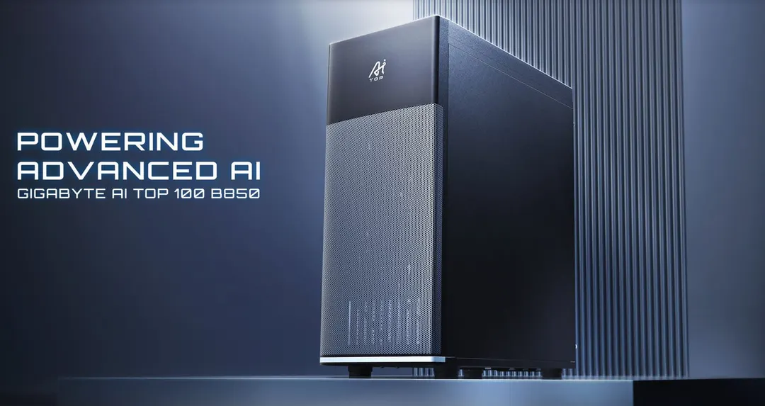 Gigabyte AI TOP 100 B850 Packs Dual Radeon AI PRO R9700 With 64 GB VRAM