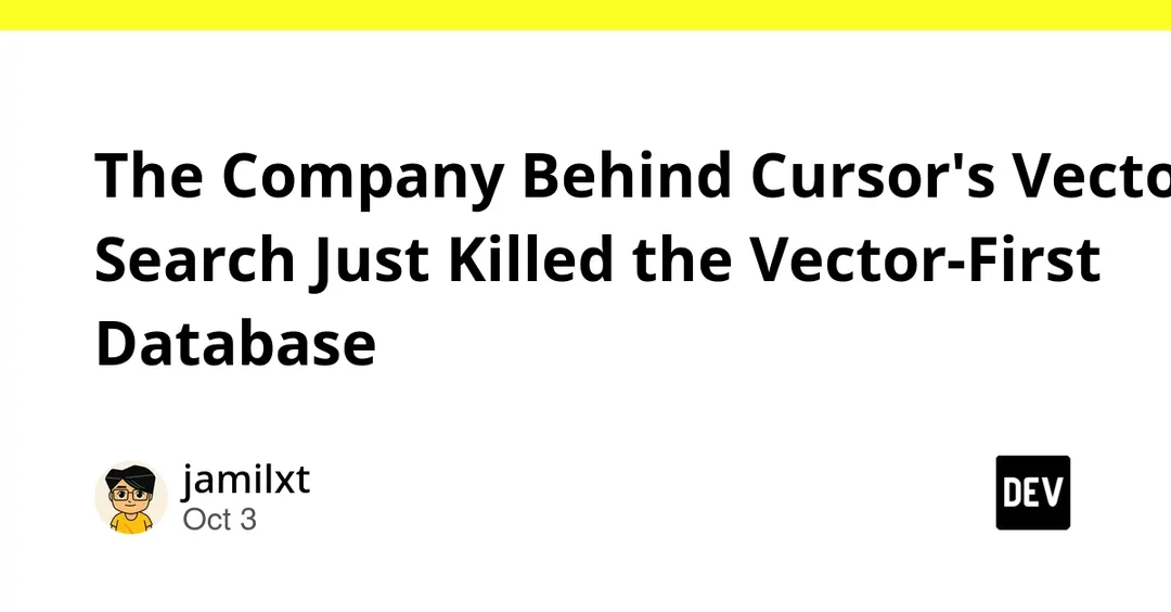 turbopuffer v3 demotes the vector index to a secondary index