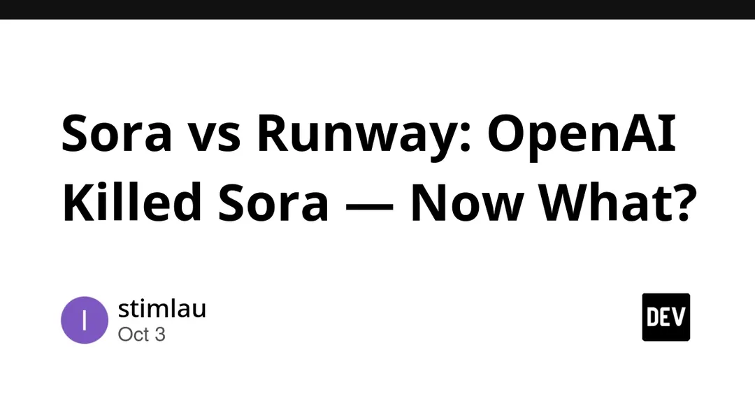 OpenAI shuts down Sora: app ended April 2026, API in September