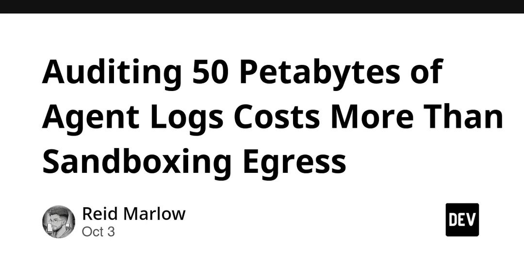 OpenAI spends $500K a day auditing 50 PB of agent logs