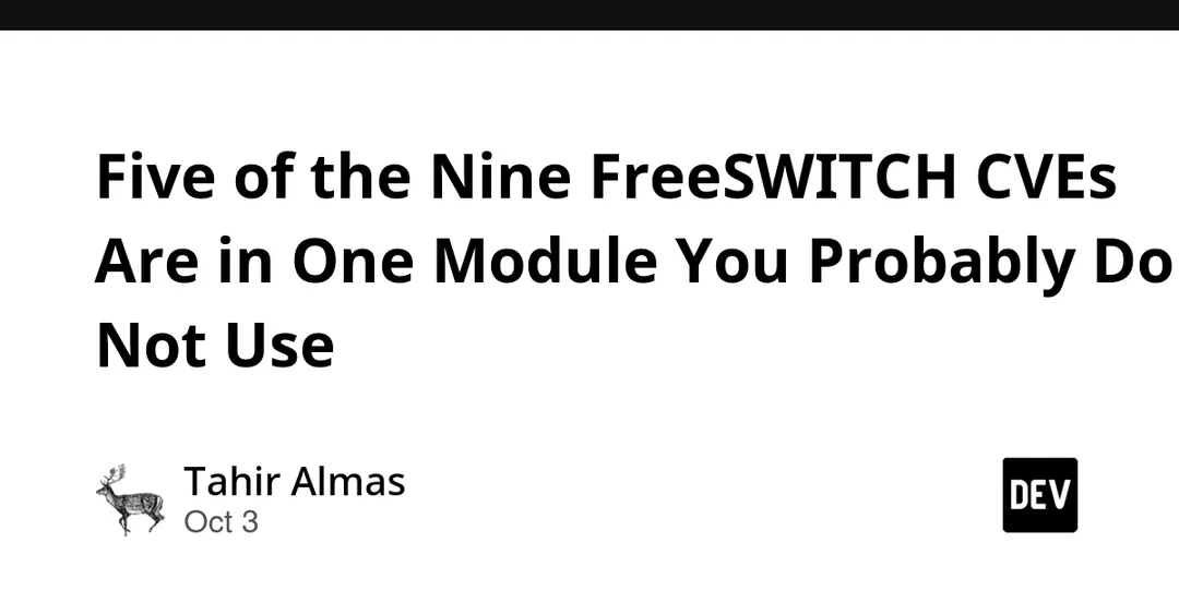 Five of Nine FreeSWITCH CVEs Live in the mod_verto Module
