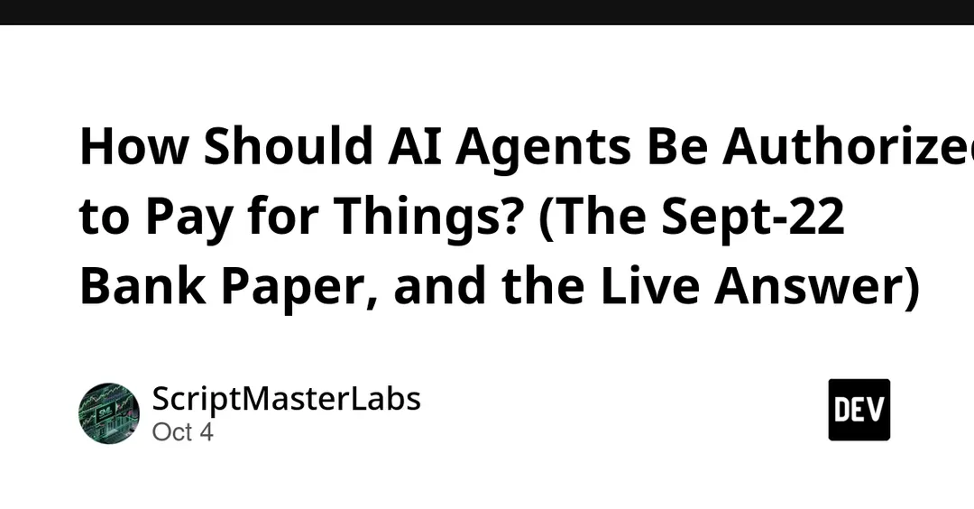 Six banks publish principles for authorizing AI agent payments