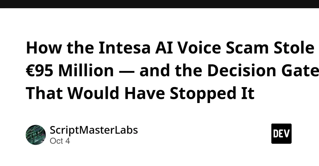 AI voice scam stole €95M from Intesa's Fideuram