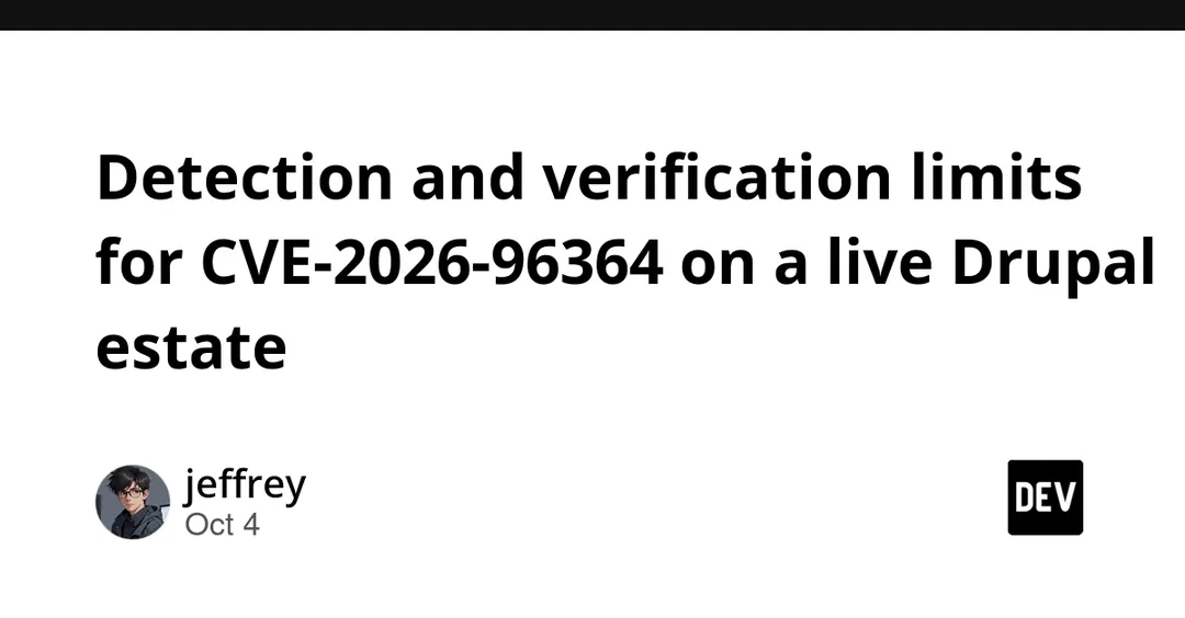 CVE-2026-96364 in Drupal: 16 modules affected, detection only by version