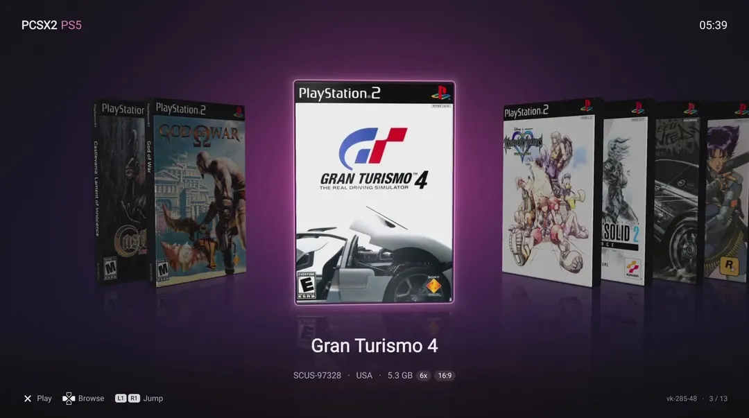 Jailbroken PS5 Runs PS2 and Xbox Emulators