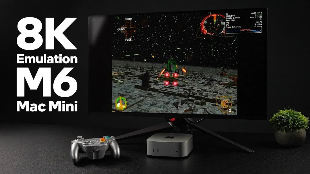 M6 Mac Mini Runs GameCube Games at 8K and 60Fps