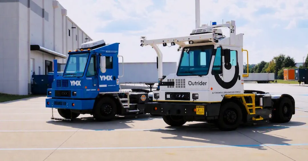 YMX adds Outrider self-driving tech to its electric yard trucks