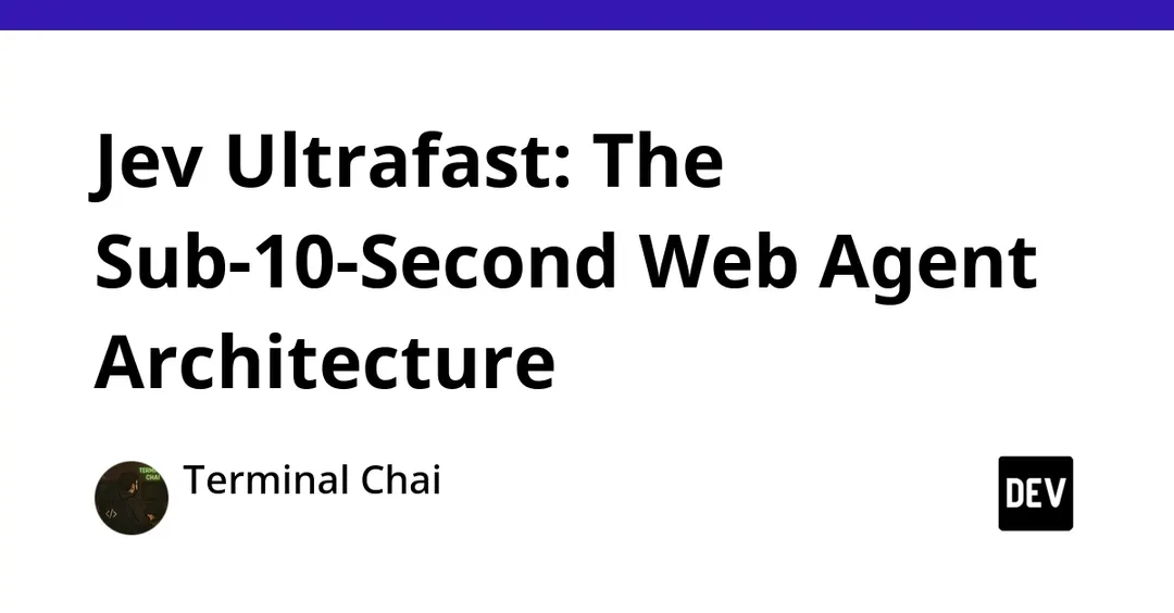 Browser Use open-sources Jev Ultrafast web agent running tasks in 7 seconds