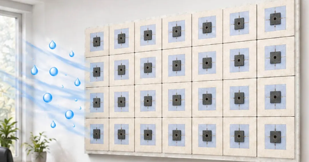 Smart wallpaper turns indoor humidity into electricity