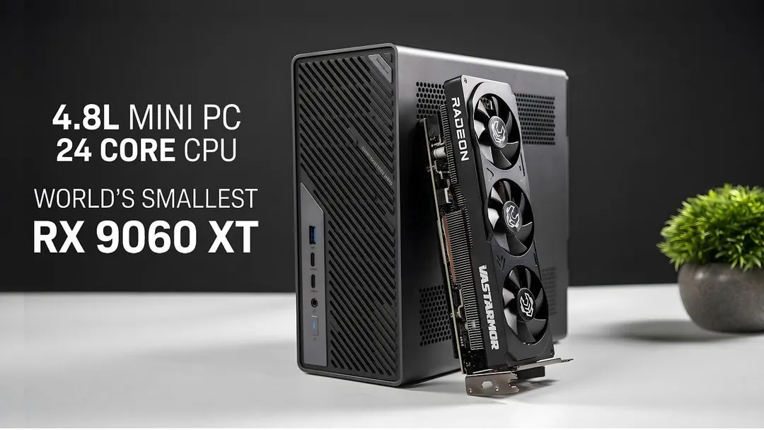 MinisForum MS02 Ultra: 4.8L mini PC with Radeon RX 960 XT and Core Ultra 9
