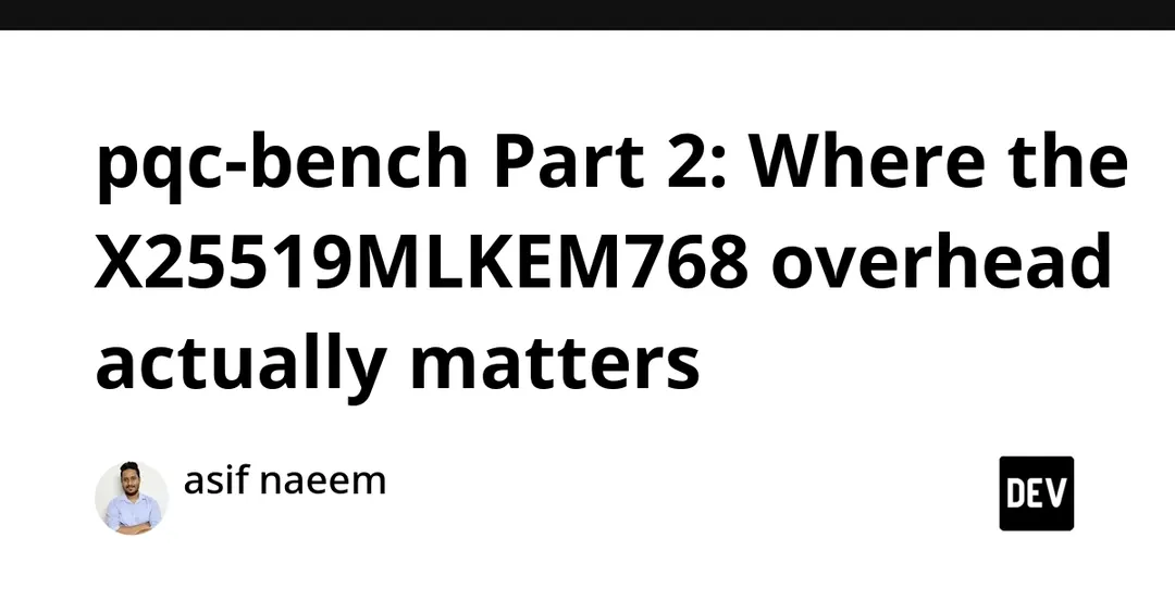pqc-bench Part 2: X25519MLKEM768 overhead drops to 1 ms with session resumption