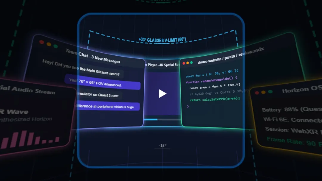 WebXR App Lets Quest 3 Owners Compare Meta VR Glasses' Narrower FOV