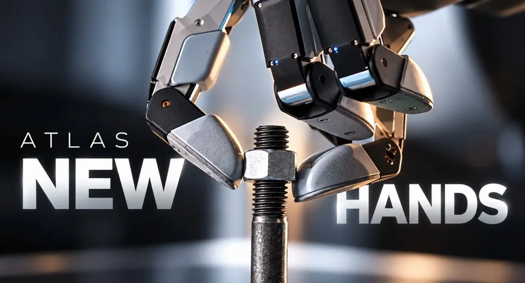 Boston Dynamics unveils Atlas GR3 robotic hand with 13 degrees of freedom