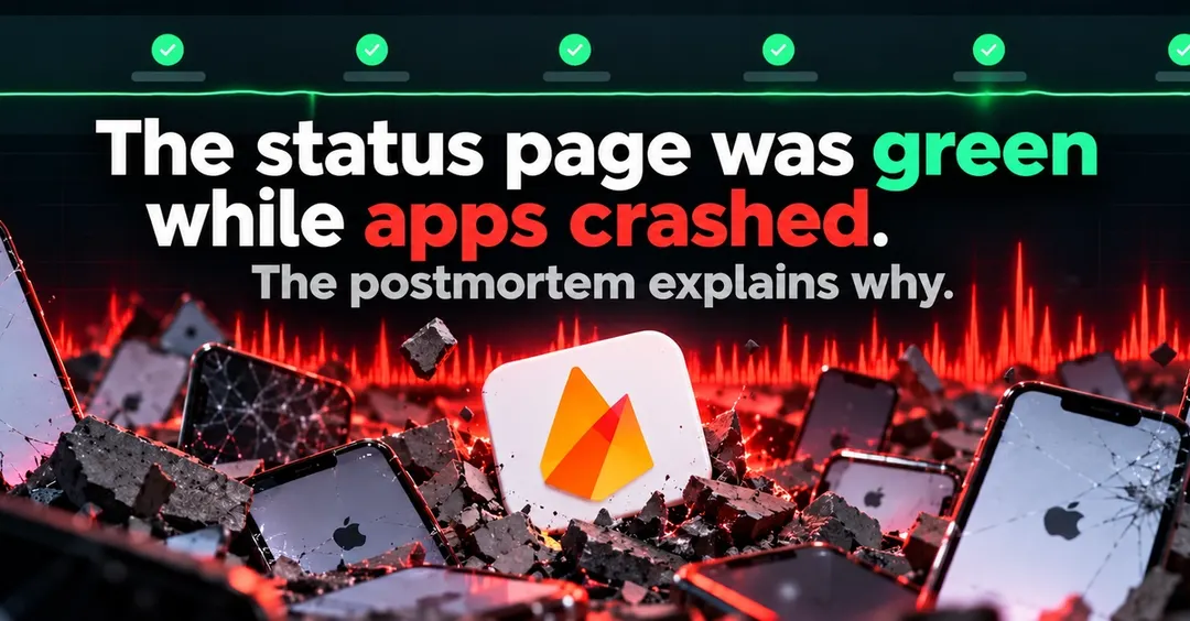 Firebase iOS crash: green dashboards, broken apps