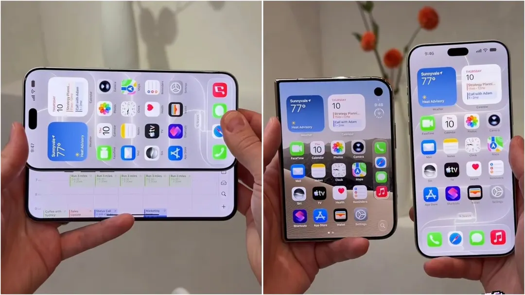 iPhone Duo vs iPhone 18 Pro Max compared on video: 5.2mm vs 8.8mm