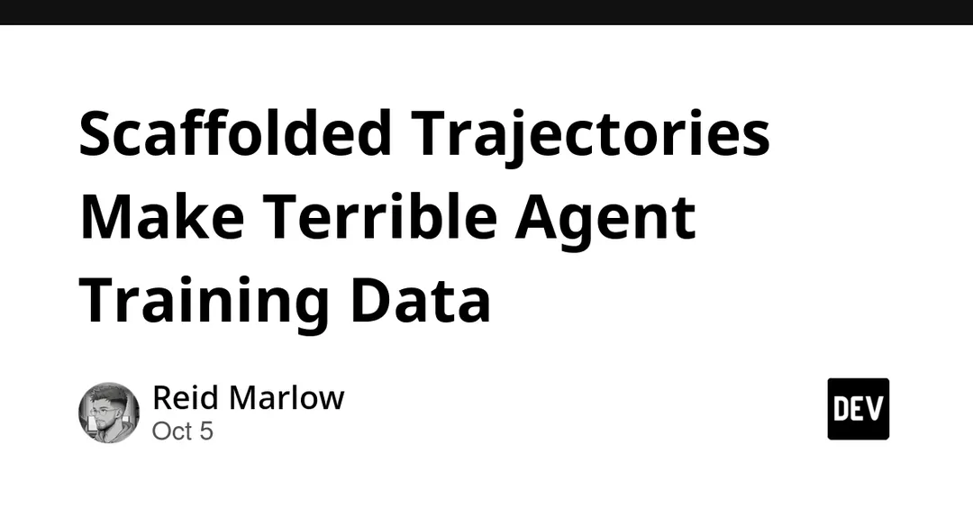Recursive Self-Rewrite fixes agent training on scaffolded trajectories