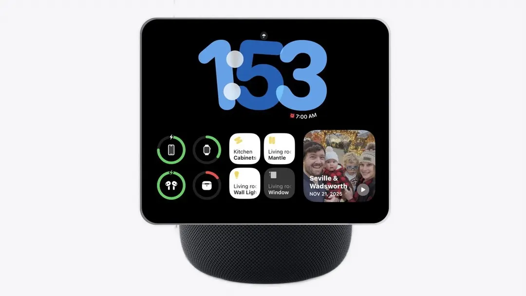 New HomePod with screen to use AI facial recognition
