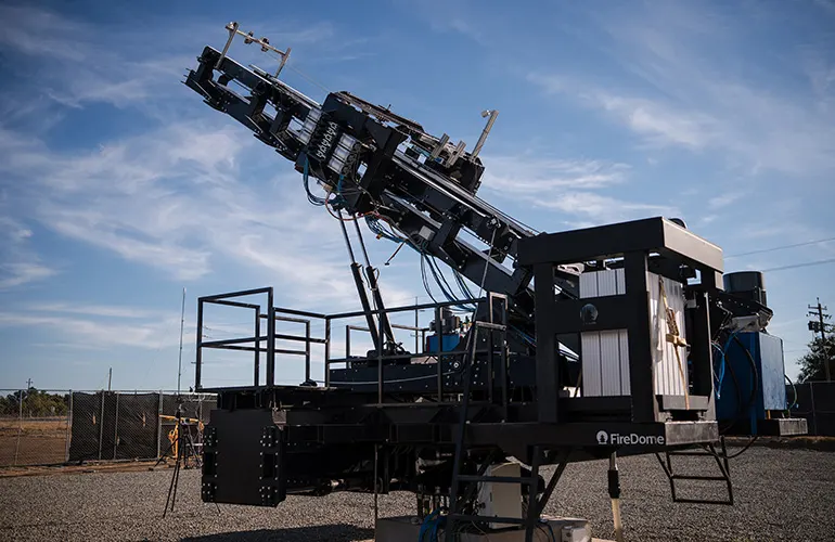 FireDome builds autonomous 'artillery' for wildfire defense