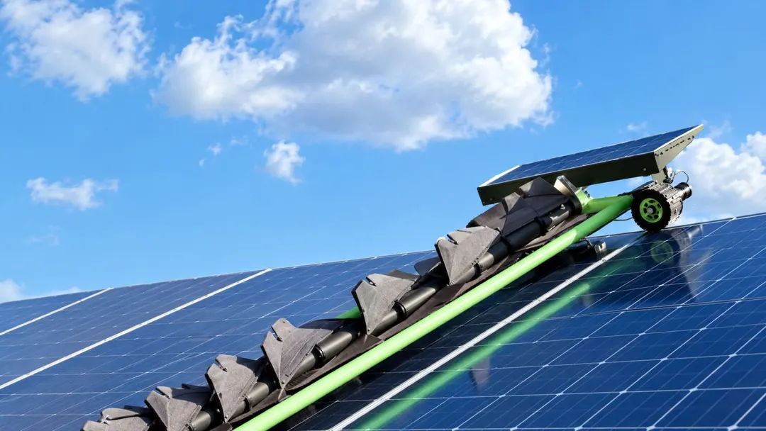 Ecoppia robots clean desert solar panels nightly without water