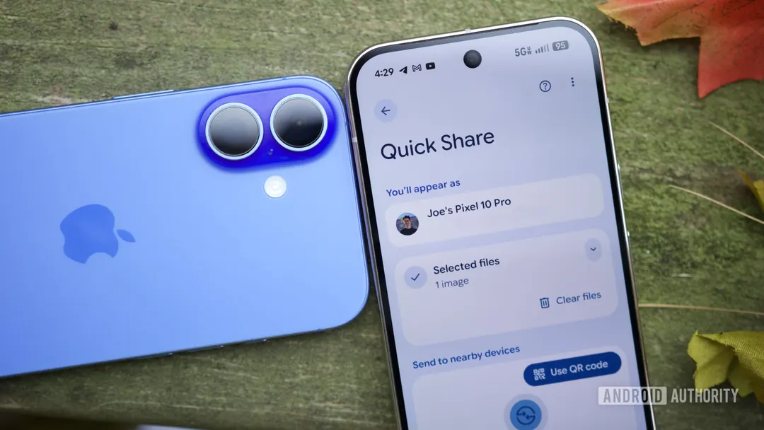 Galaxy S25 FE gets Quick Share with AirDrop via One UI 9.0