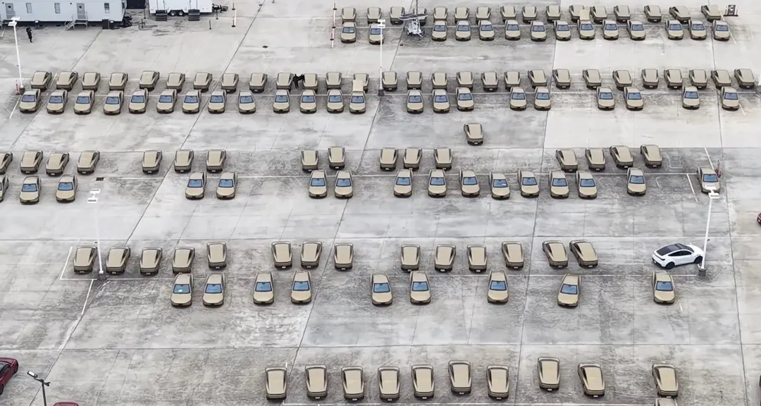 Tesla may be preparing Cybercab launch in Houston with ~200 vehicles