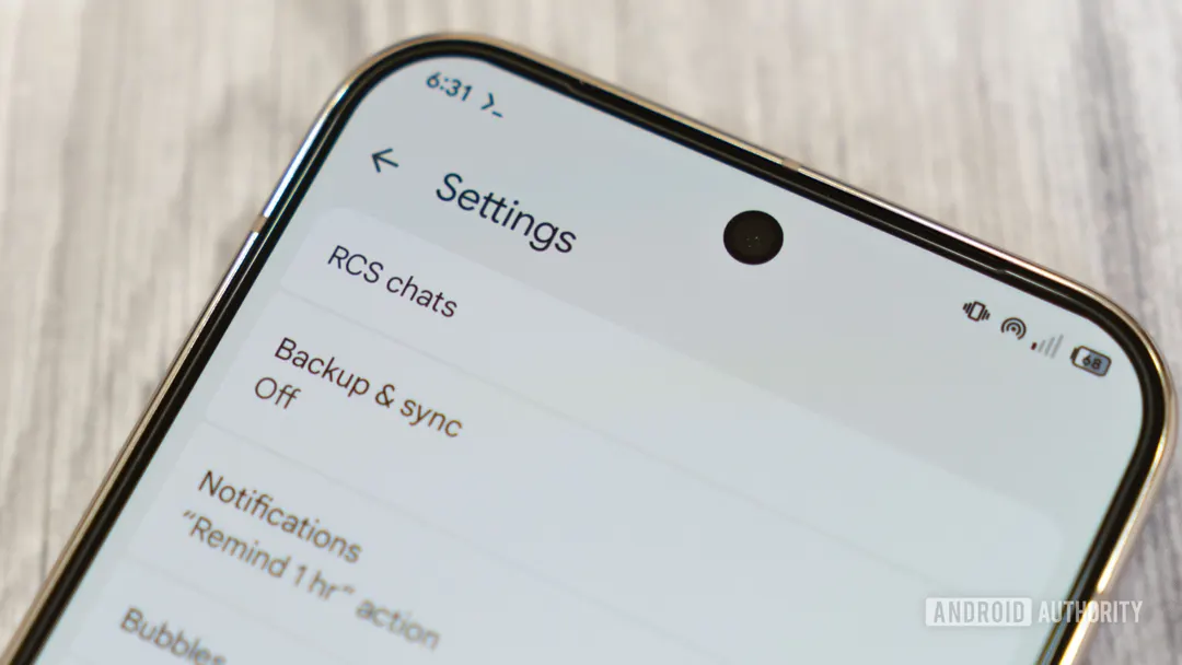 Google Messages plans to remove per-contact RCS toggle
