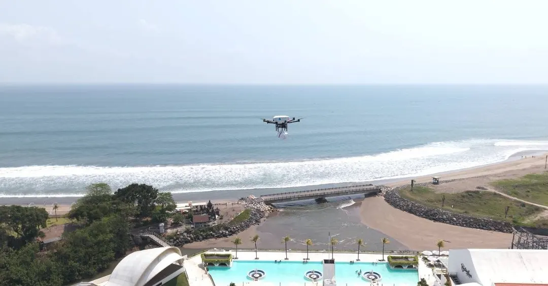 Bali launches drone food delivery trials over populated areas