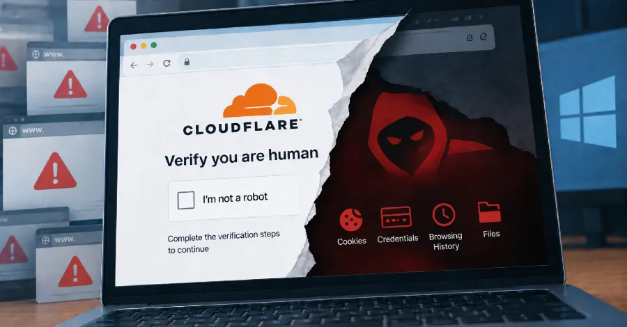 CERT-UA: 100+ Hacked Sites Spread LunexStealer via Fake Cloudflare Checks