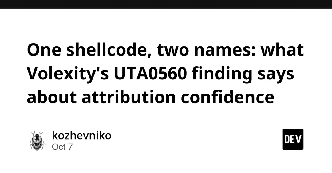 Volexity: UTA0560 shares shellcode with activity attributed to APT31
