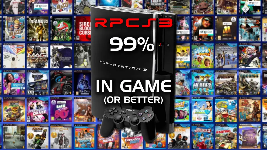 RPCS3 reaches 99% in-game compatibility for PS3 games