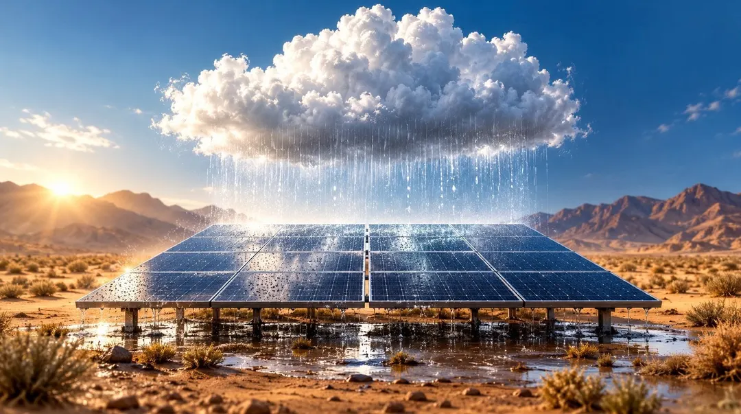 Desert Solar Farms Could Generate Rain for 125,000 People
