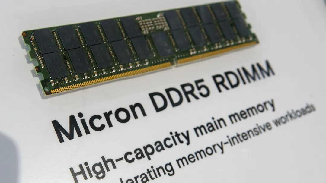 Micron launches 512GB DDR5 RDIMM running at 9200 MT/s