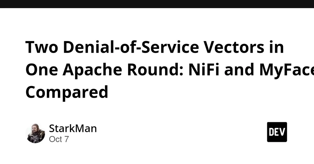 Apache fixes two DoS flaws in NiFi and MyFaces