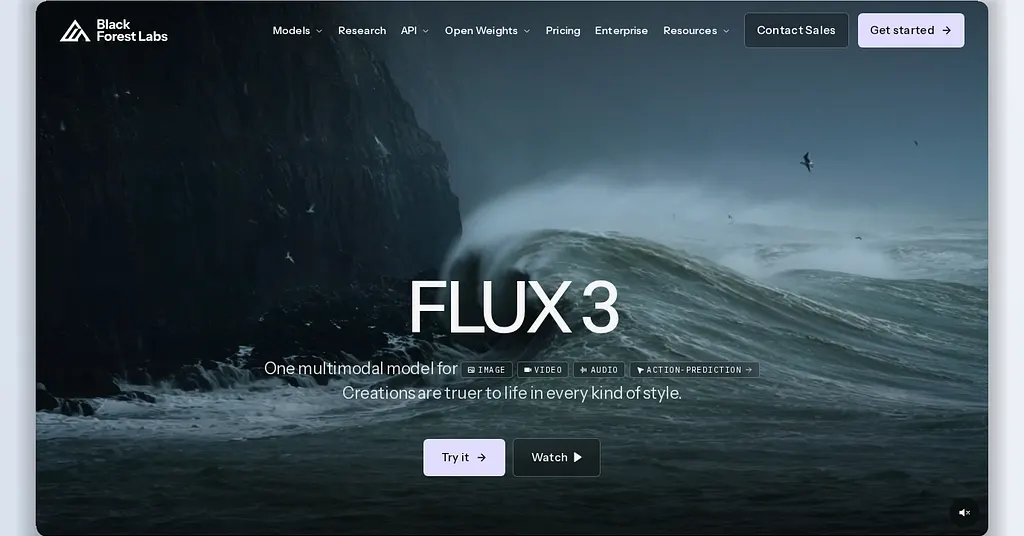 Black Forest Labs launches FLUX 3, a multimodal video model with native audio