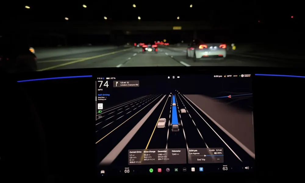 Tesla shares FSD clip braking mid-intersection to avoid T-bone crash