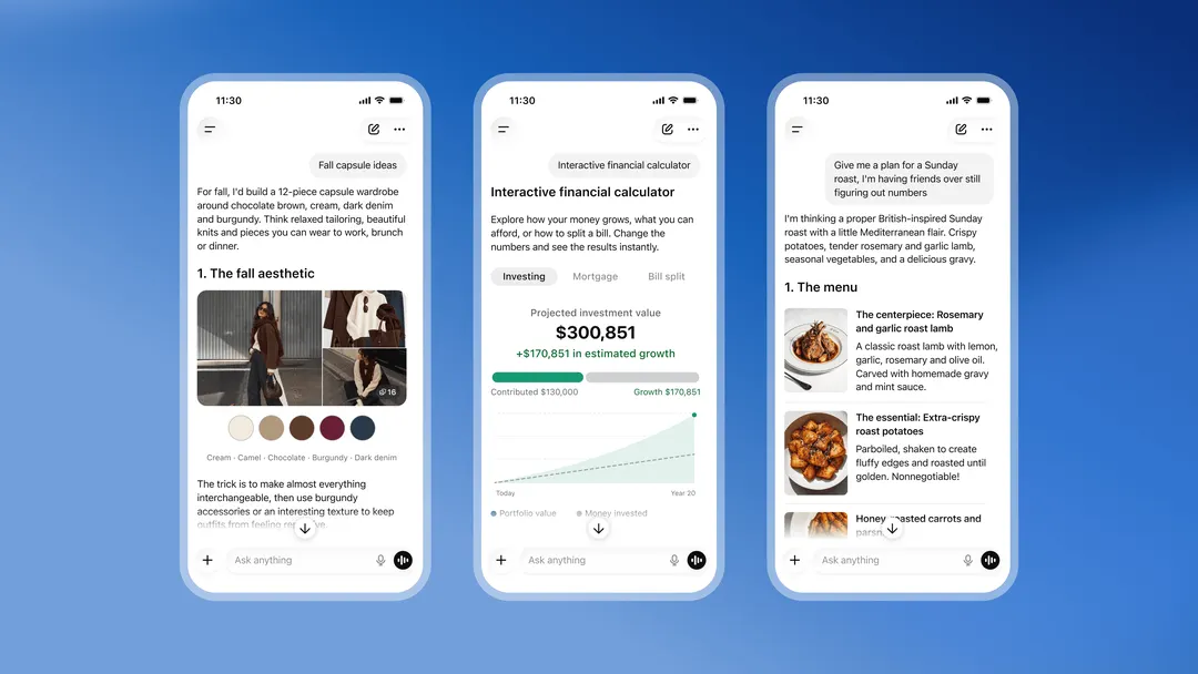 OpenAI unveils 'Intelligent UI' in ChatGPT powered by GPT-6