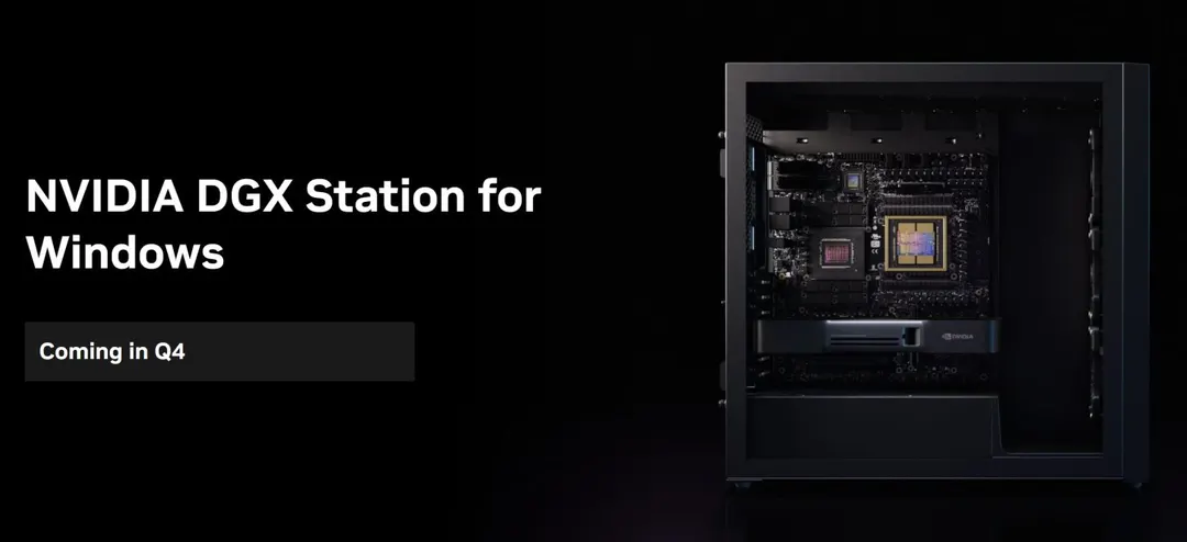 Nvidia brings DGX Station to Windows with 20 PFLOPs and 748 GB of memory