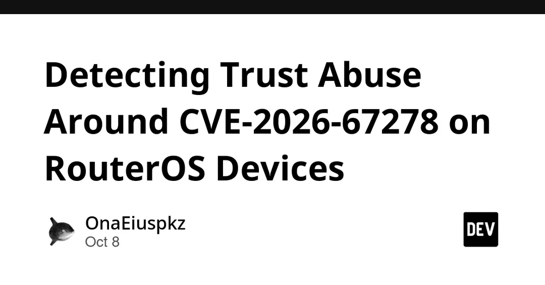 CVE-2026-67278 in MikroTik RouterOS allows RSA signature forgery