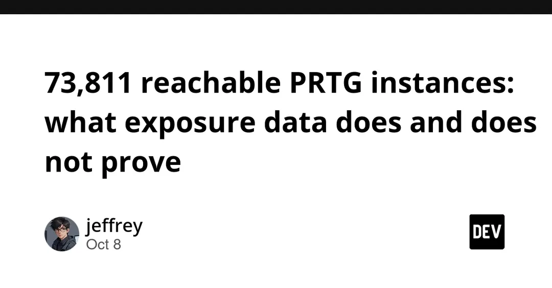 73,811 reachable PRTG instances: two flaws fixed in 26.2.120.1449