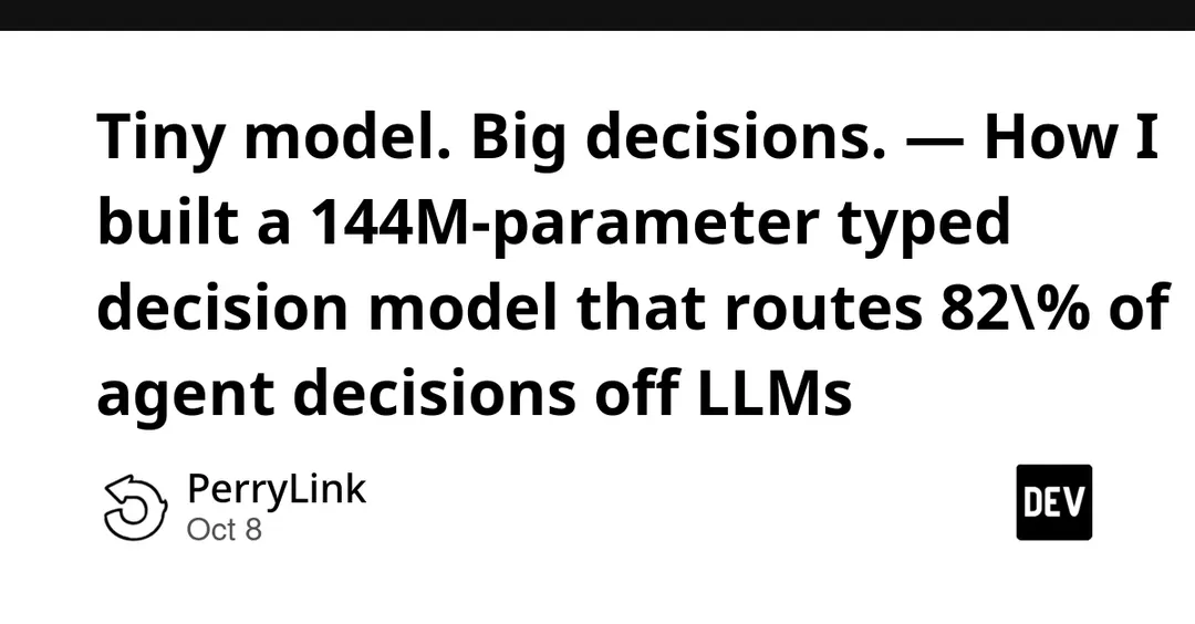 Phocinae-Largha-150M: a 144M-parameter model handles 82% of agent decisions